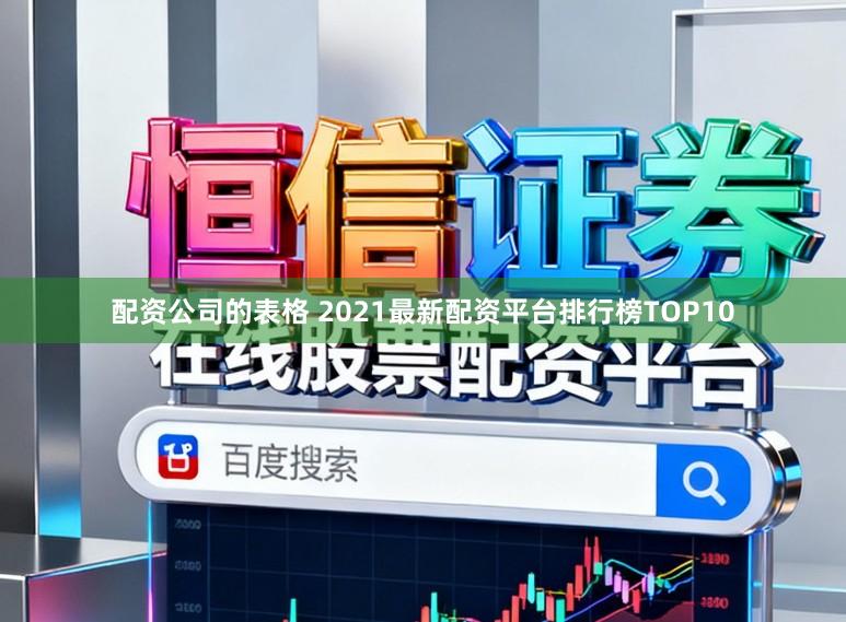 配资公司的表格 2021最新配资平台排行榜TOP10